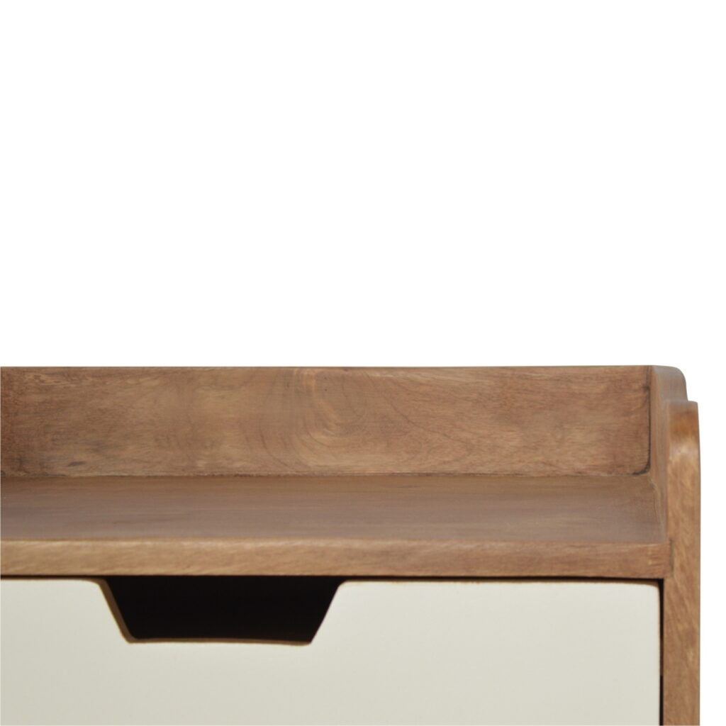 White Painted Bedside Table - Image 5
