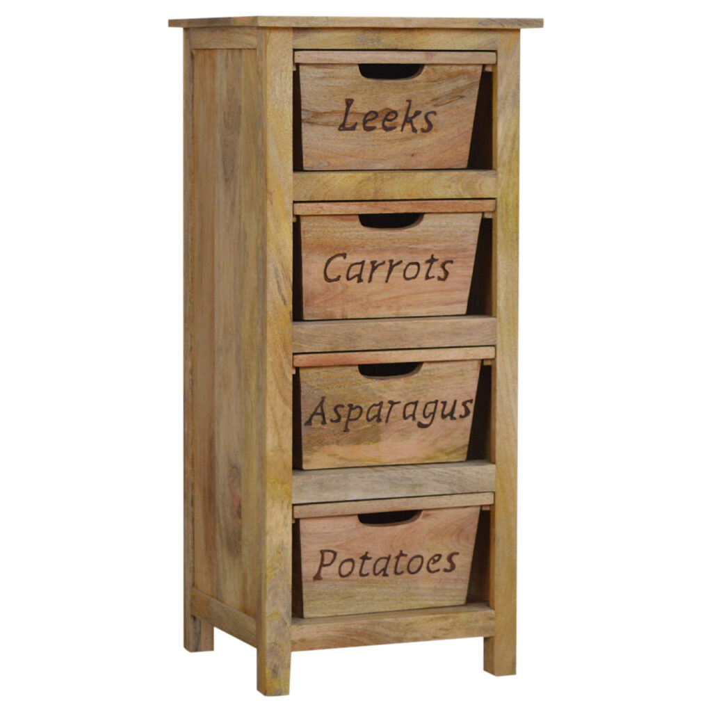 Carved Kitchen Cabinet - Image 2