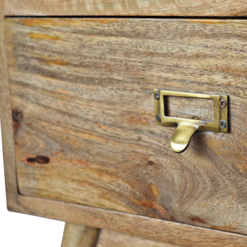 Brass Metal Slot Bedside - Image 4