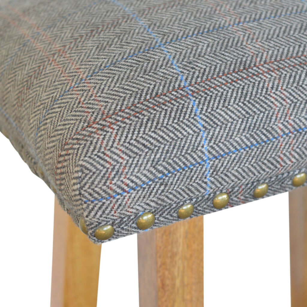 Multi Tweed Bar Stool - Image 7