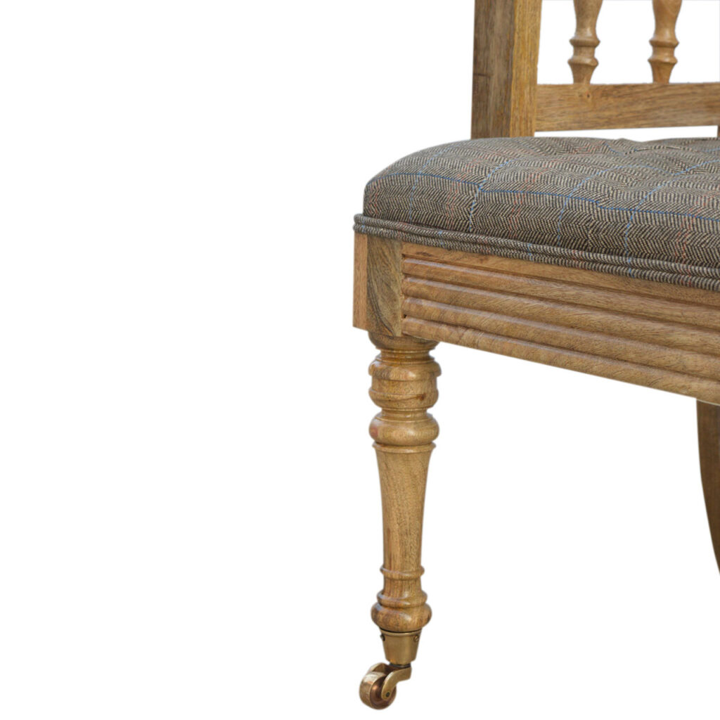 Multi Tweed Deep Button Bench - Image 4