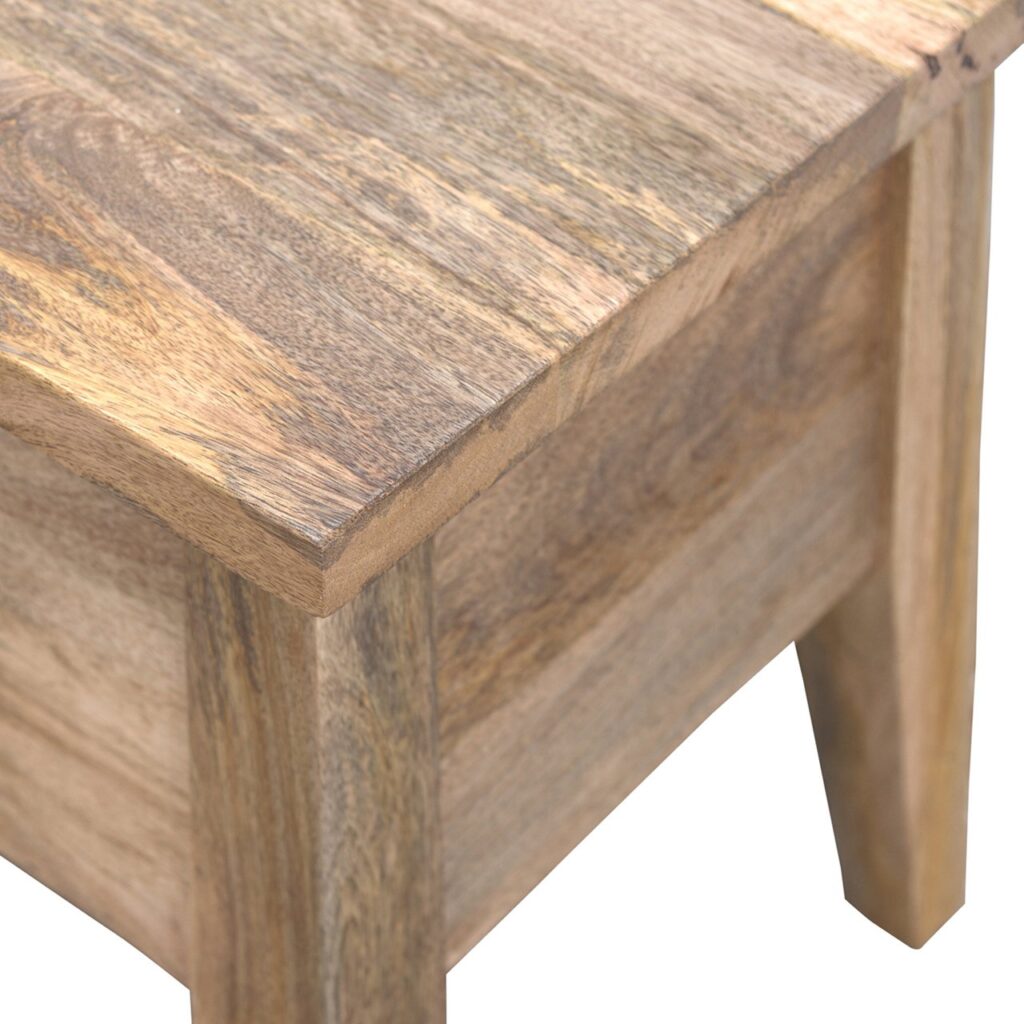 Solid Wood Lid Up Storage Bench - Image 6