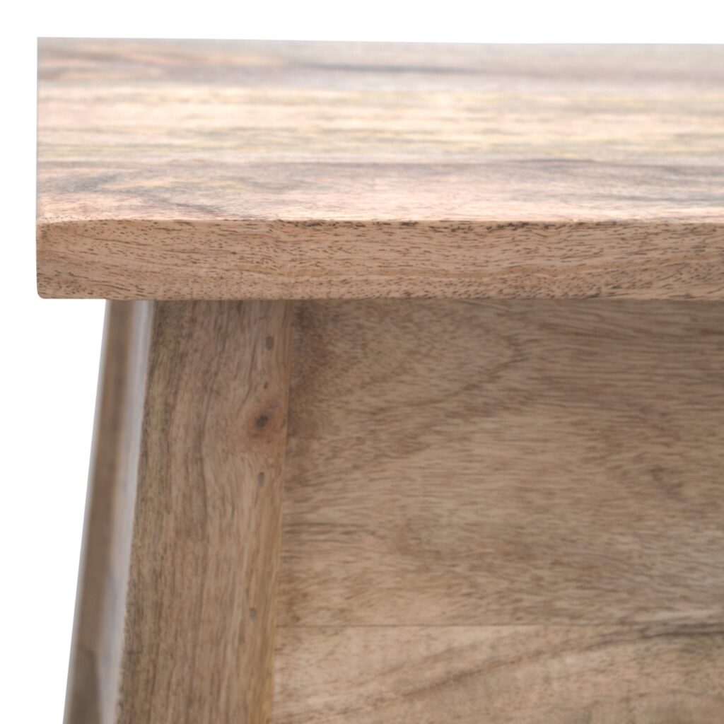 Solid Wood Lid Up Storage Bench - Image 7