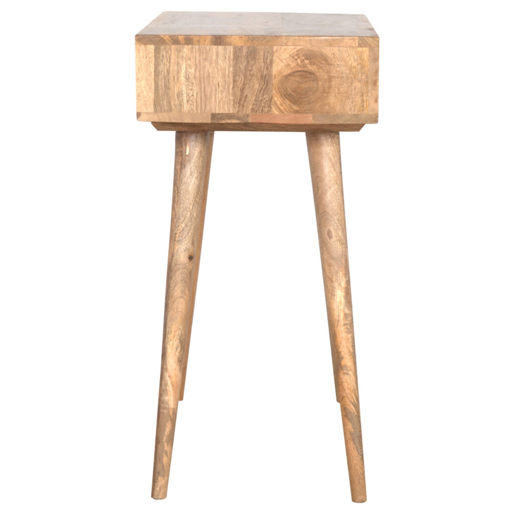 Oak-ish Open Shelf Writing Desk - Image 7