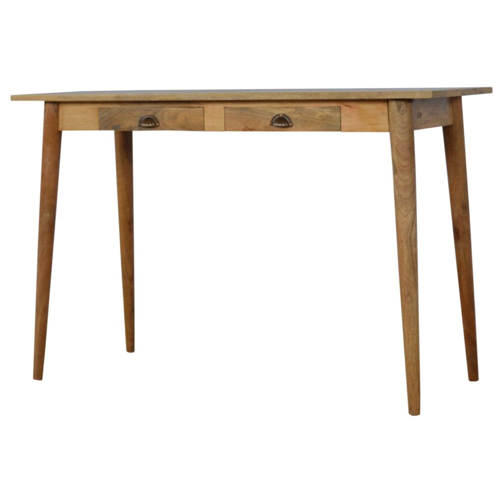 2 Drawer Nordic Writing Desk - Image 3
