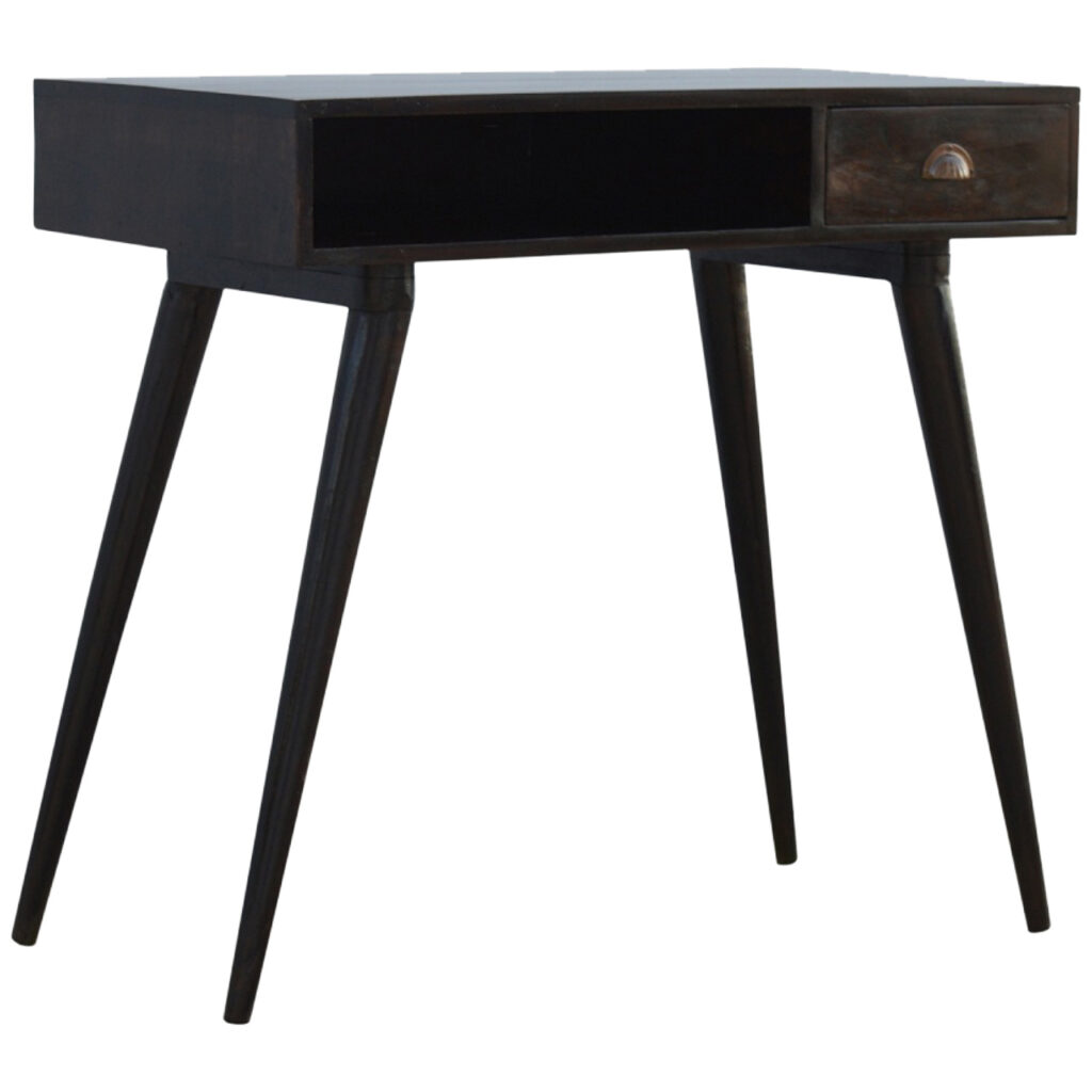 Walnut Open Shelf Writing Desk - Image 2