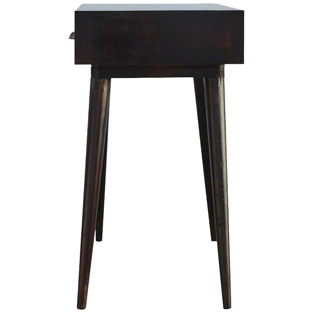 Walnut Open Shelf Writing Desk - Image 9