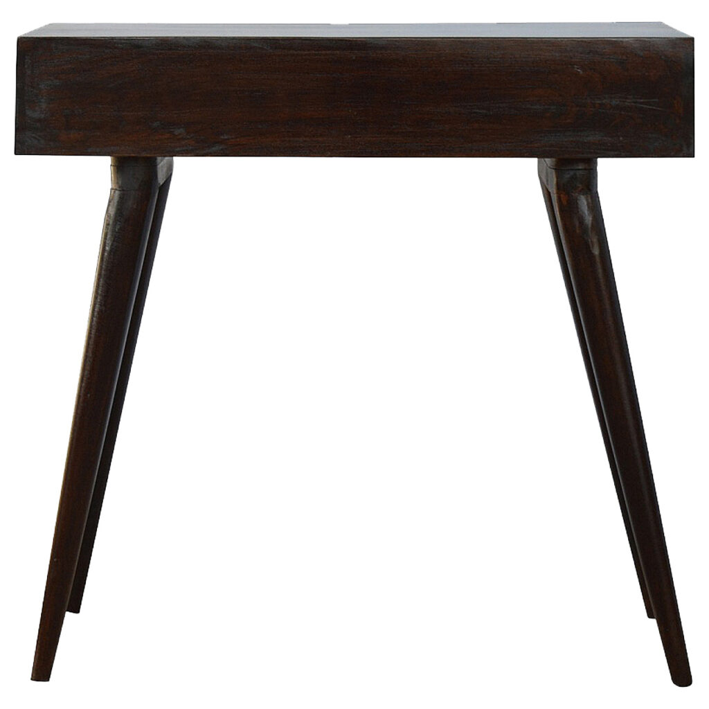Walnut Open Shelf Writing Desk - Image 8