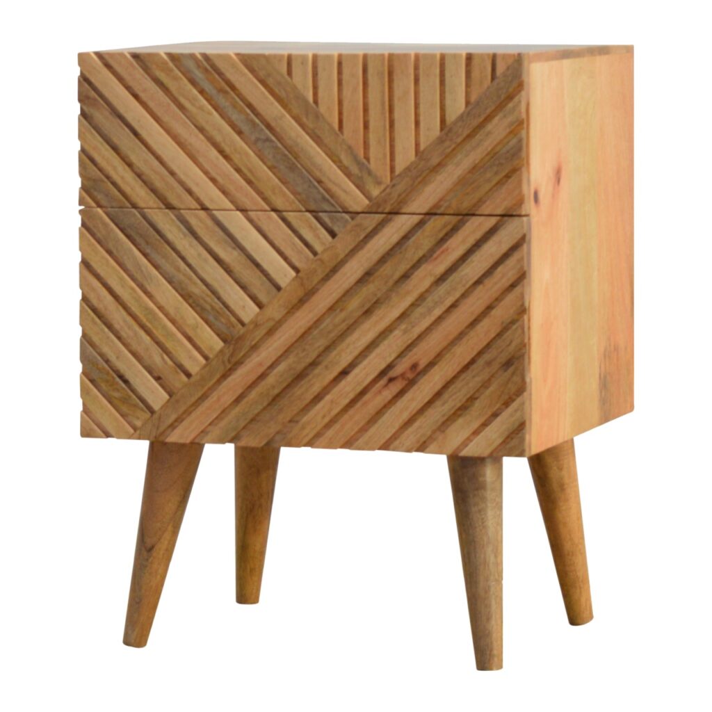 Lille 2 Drawer Bedside - Image 3
