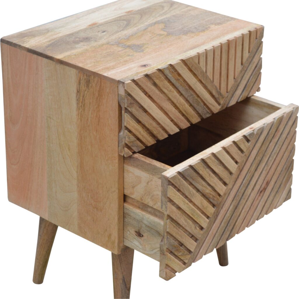 Lille 2 Drawer Bedside - Image 12