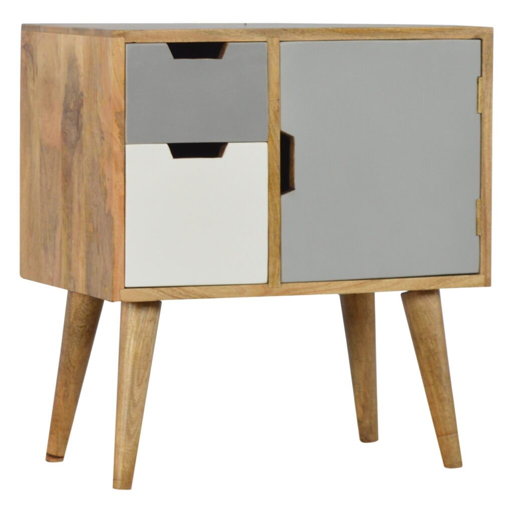 Grey and White Painted Cabinet - Image 3
