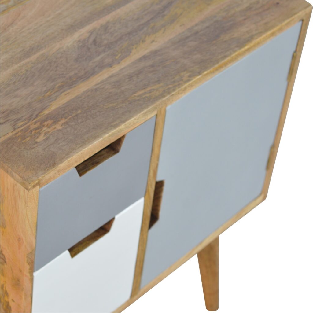 Grey and White Painted Cabinet - Image 4