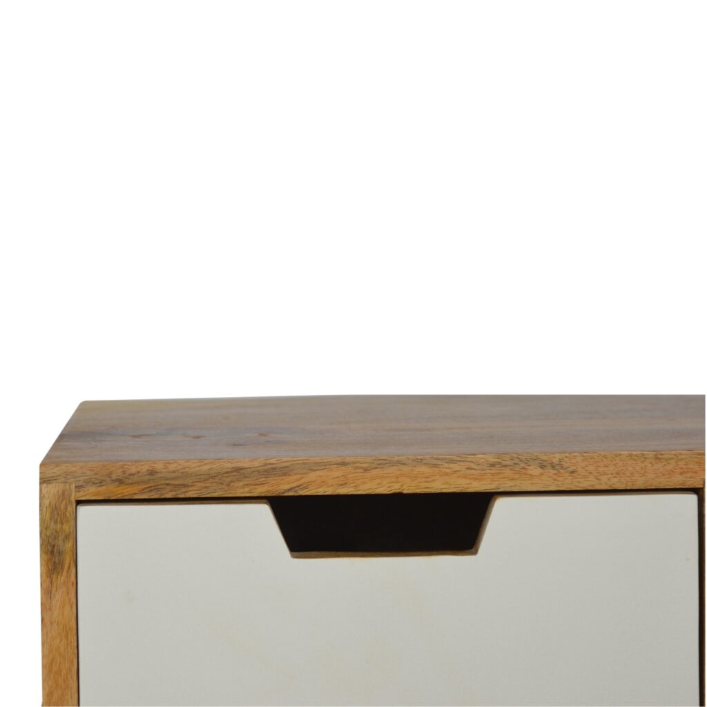Grey Painted Open TV Unit - Image 7