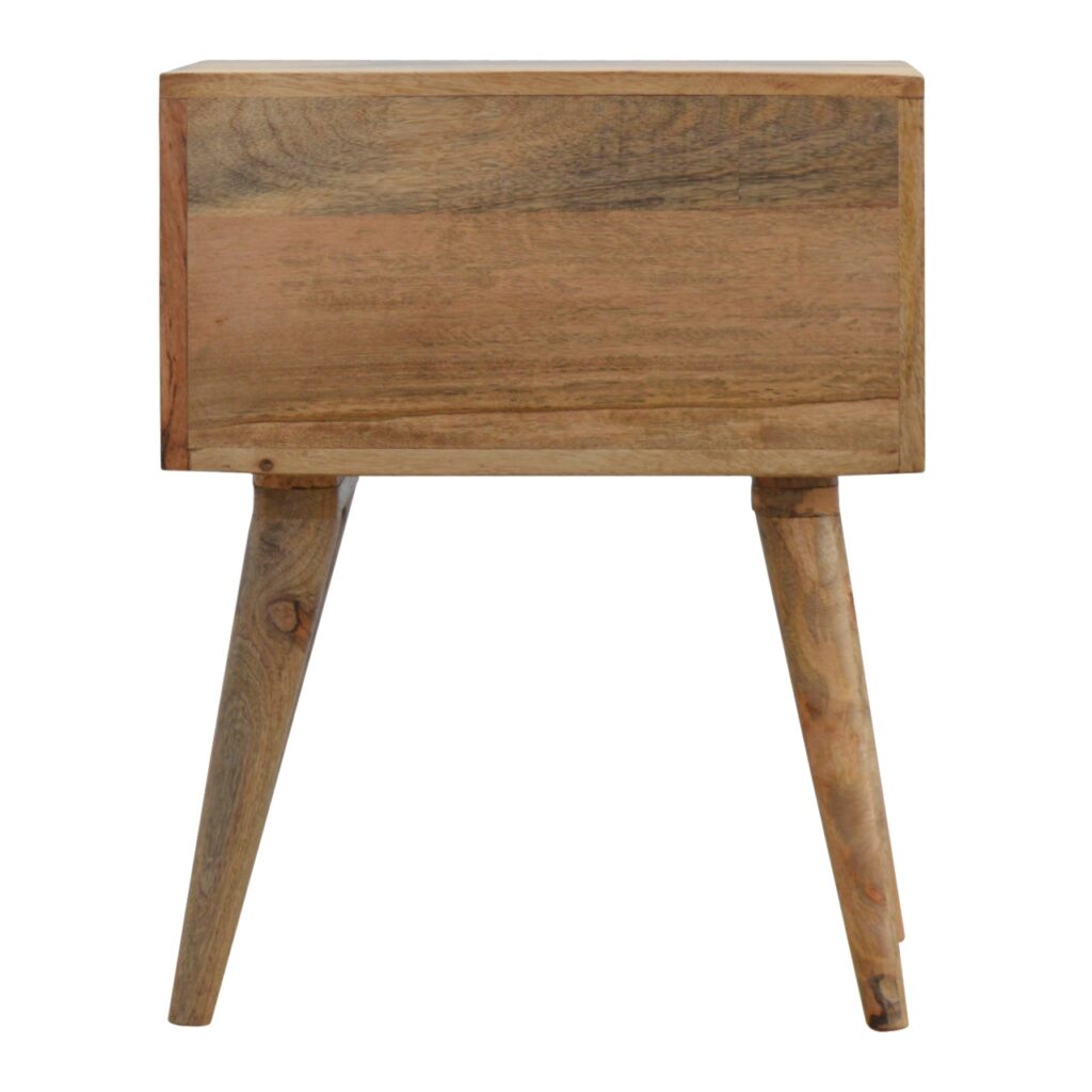 Bone Inlay Bedside with 2 Drawers - Image 7