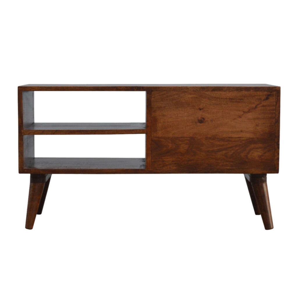 Geometric Brass Inlay Media Unit - Image 8
