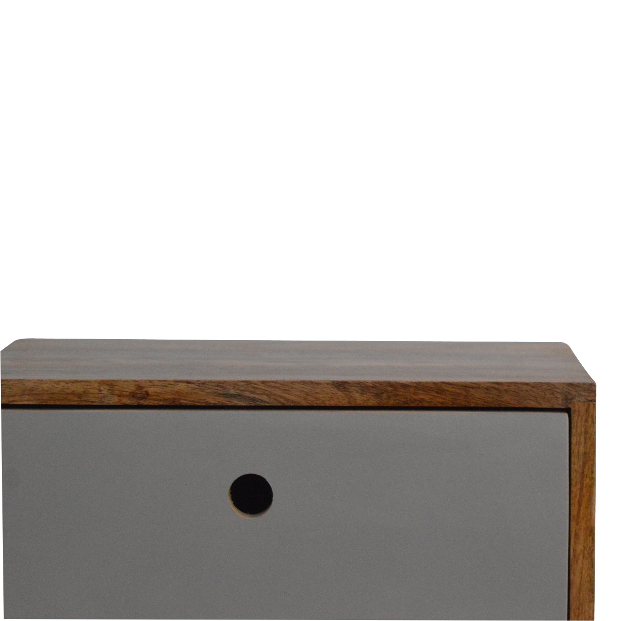 Two Tone Hand Painted Bedside - Image 5