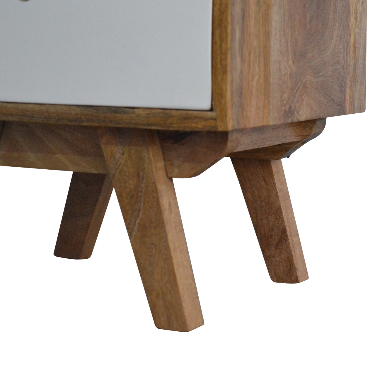 Two Tone Hand Painted Bedside - Image 6