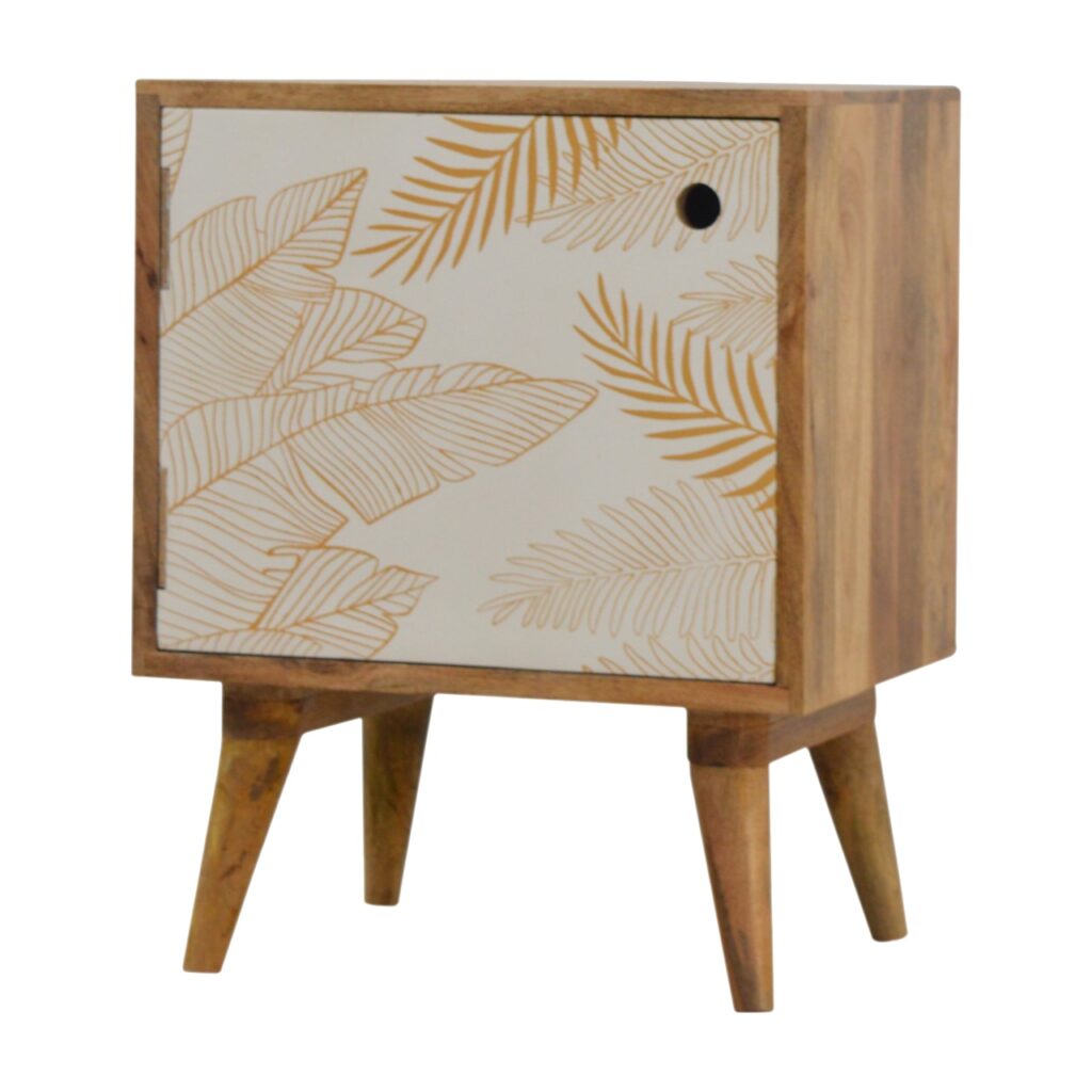 Leaf Screen-printed Bedside - Image 2
