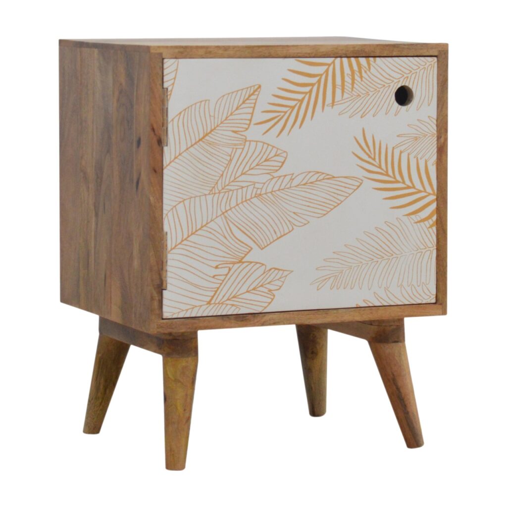Leaf Screen-printed Bedside - Image 3