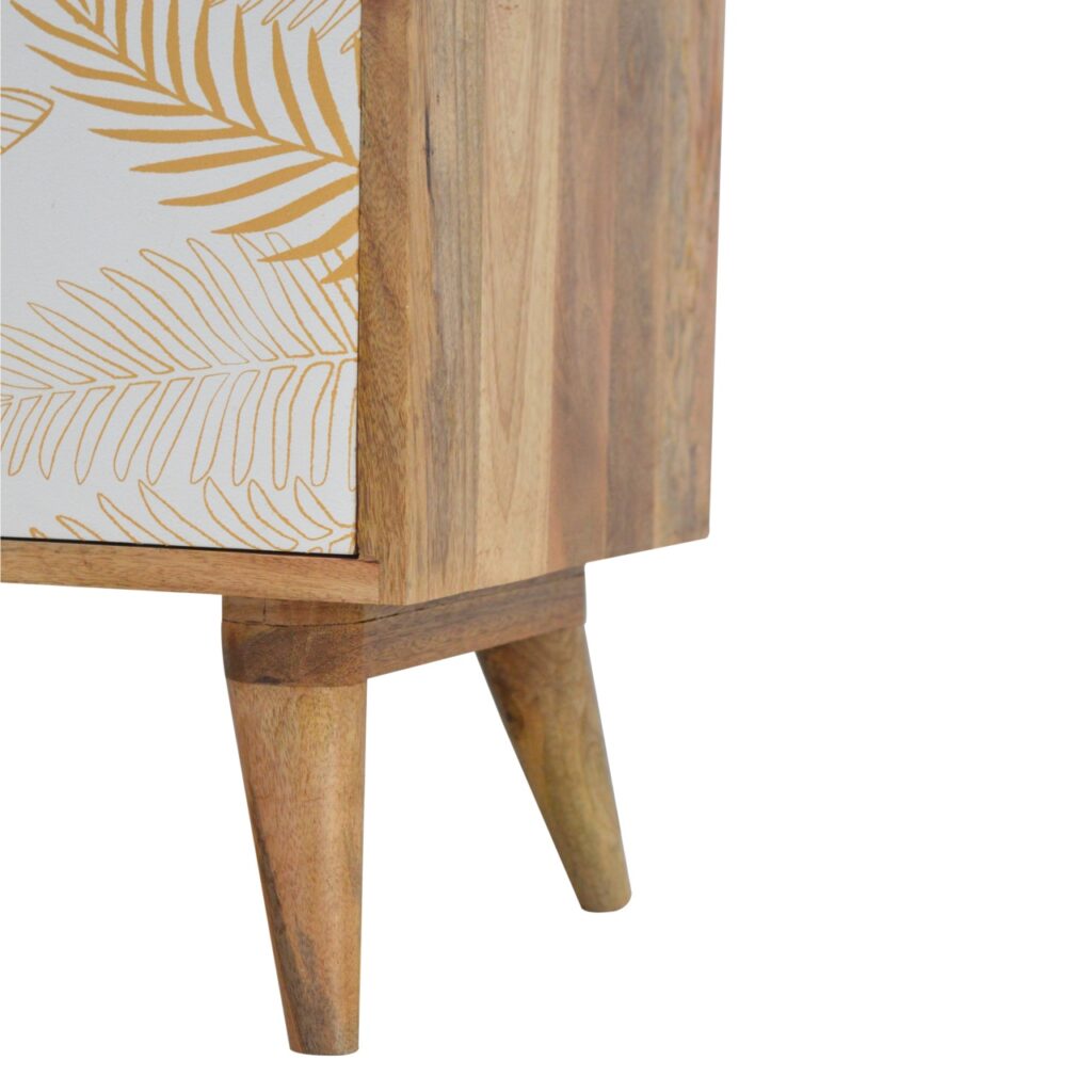 Leaf Screen-printed Bedside - Image 4
