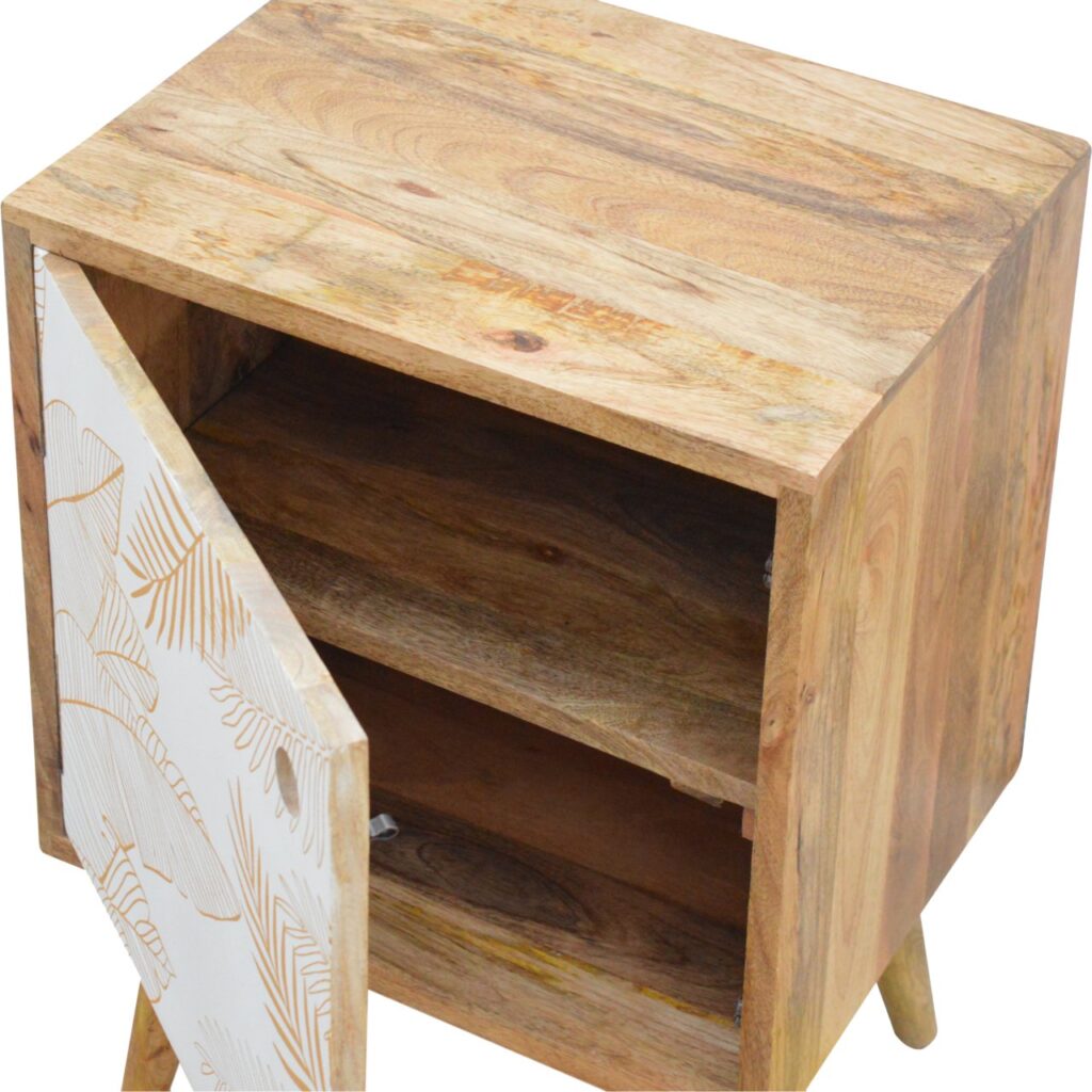 Leaf Screen-printed Bedside - Image 5
