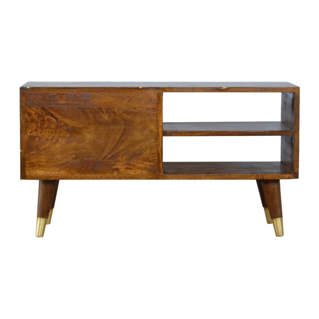 Gold Geo Chestnut Media Unit - Image 9