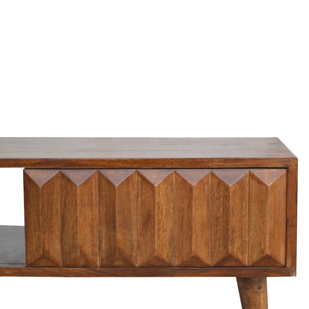 Chestnut Prism Sliding Media Unit - Image 6