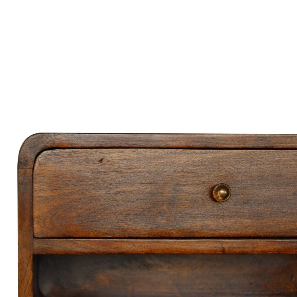 Chestnut Curve Floating Bedside - Image 4