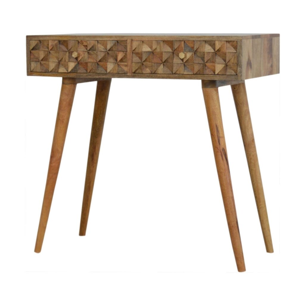 Diamond Carved Console Table - Image 4
