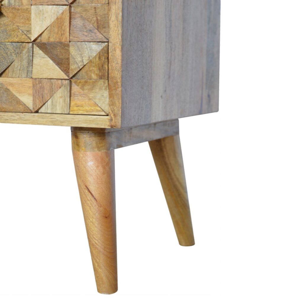 Oak-ish Diamond Bench - Image 6