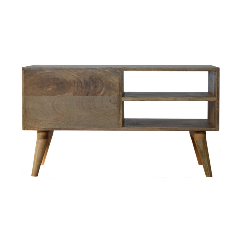 Diamond Carved Oak-ish Media Unit - Image 9