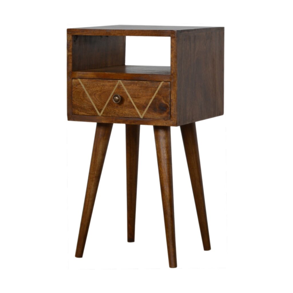 Mini Geo Brass Bedside - Image 2