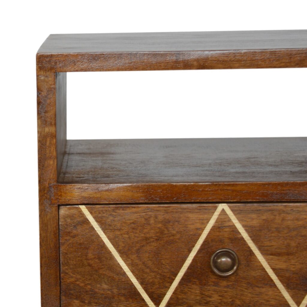 Mini Geo Brass Bedside - Image 5