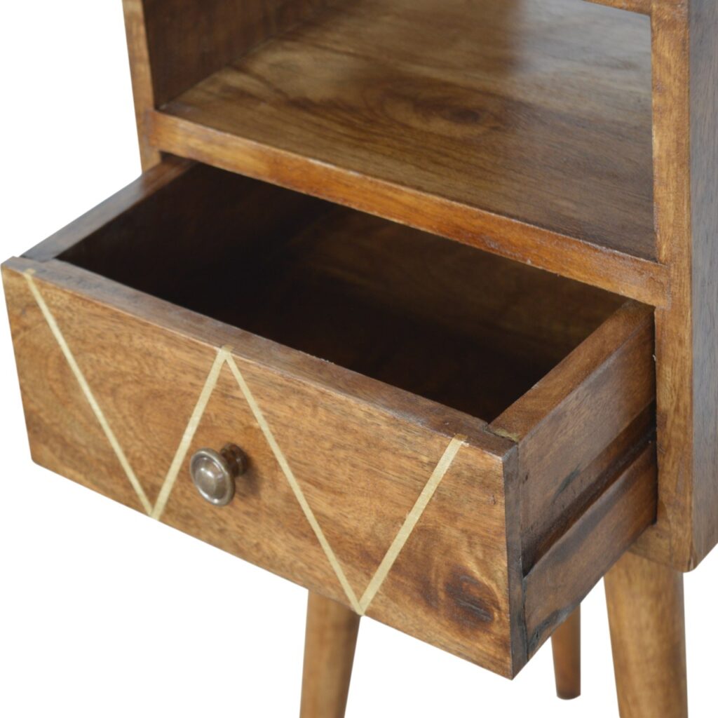 Mini Geo Brass Bedside - Image 4