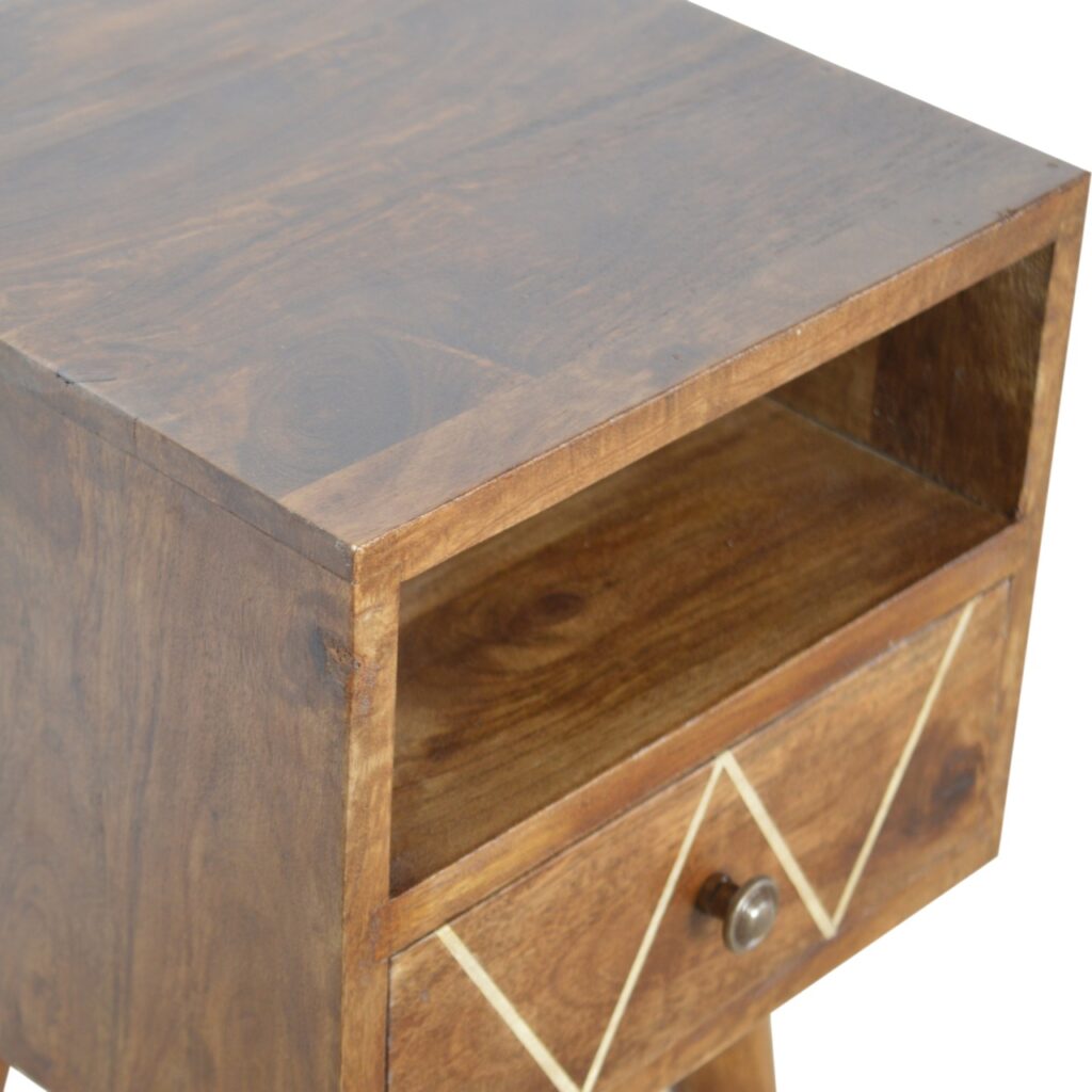 Mini Geo Brass Bedside - Image 7