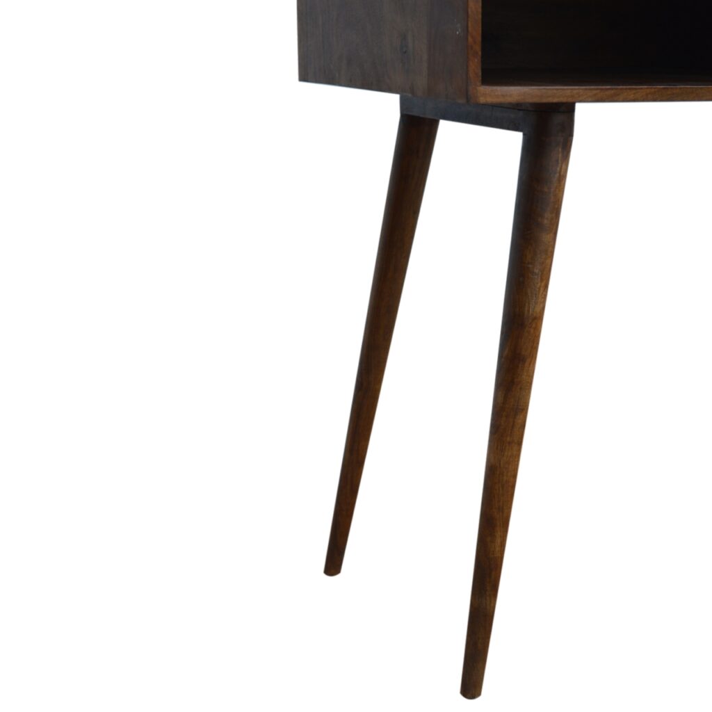 Chestnut Cube Carved Writing Desk - Image 7