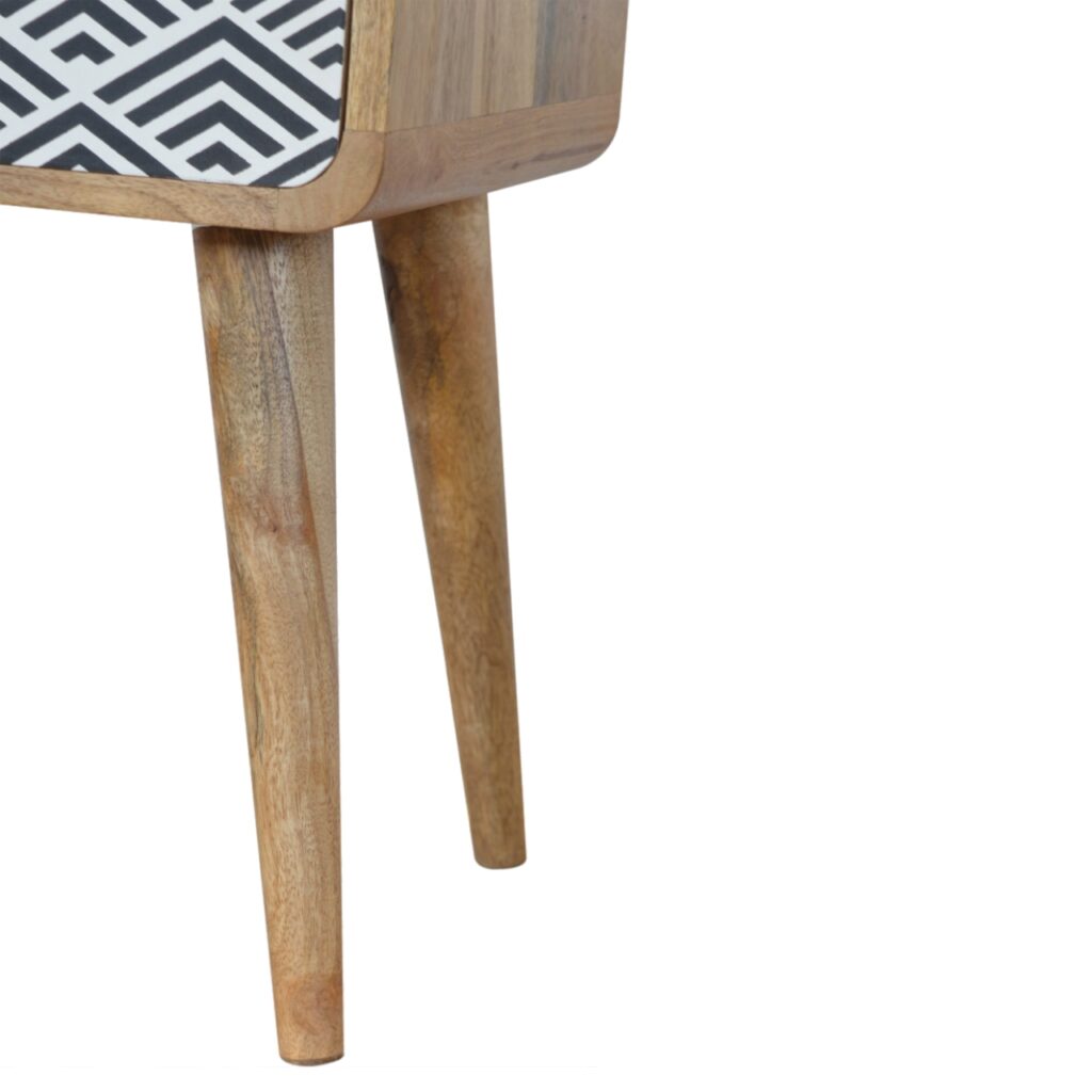 Monochrome Print Bedside - Image 7