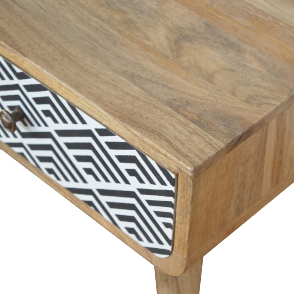 Monochrome Print Bedside - Image 5