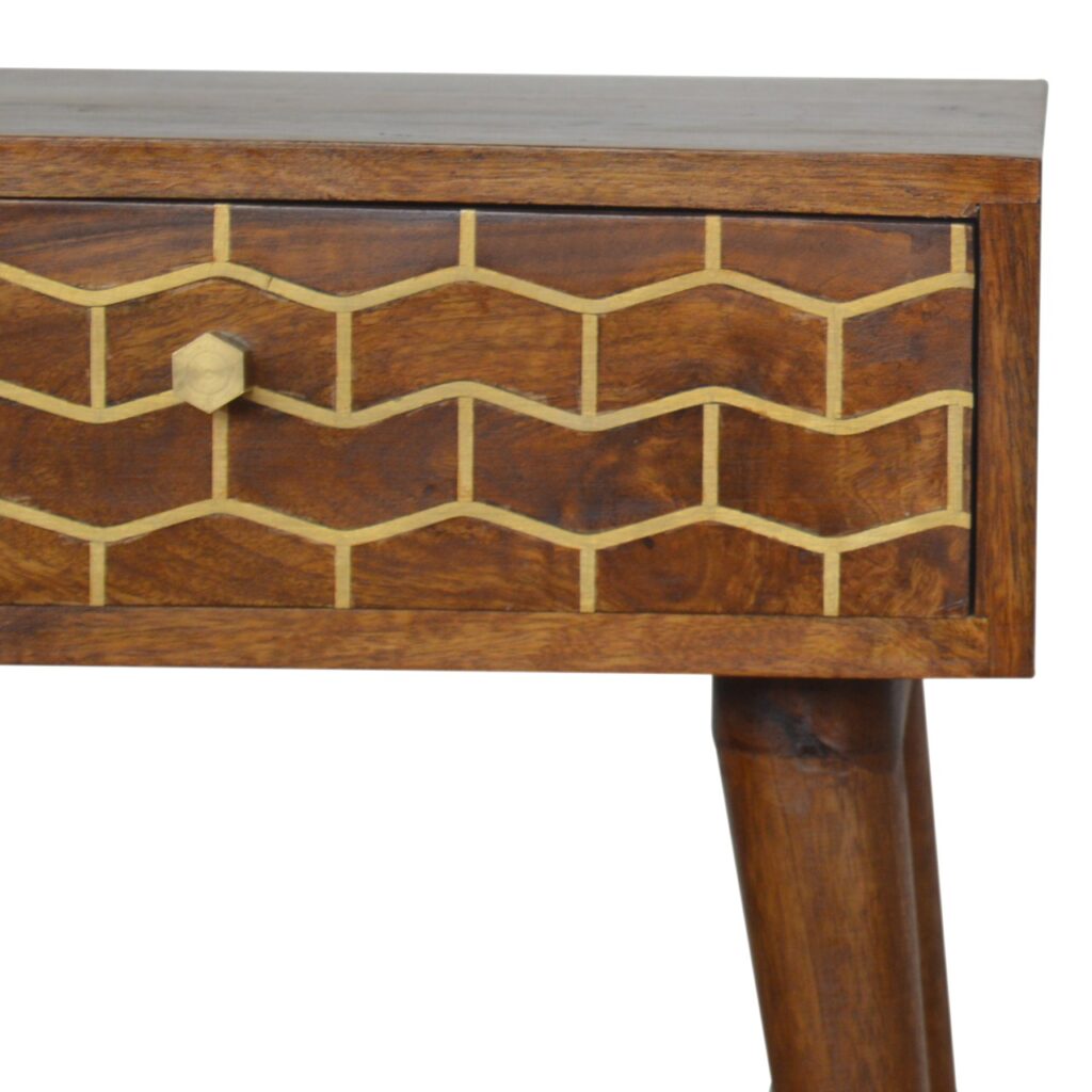 Gold Art Pattern Bedside - Image 4