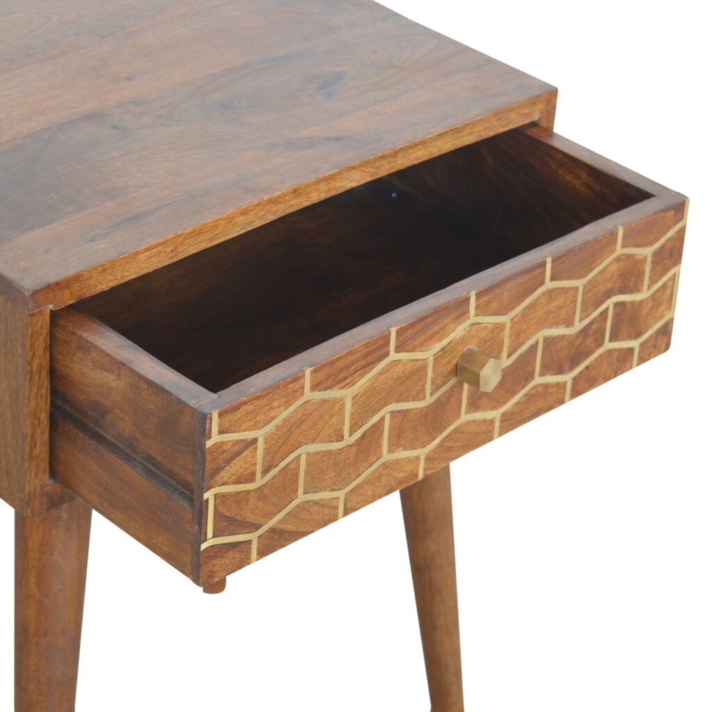 Gold Art Pattern Bedside - Image 5