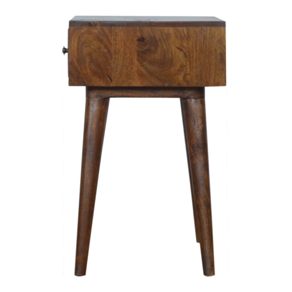 Geometric Brass Inlay Bedside - Image 8