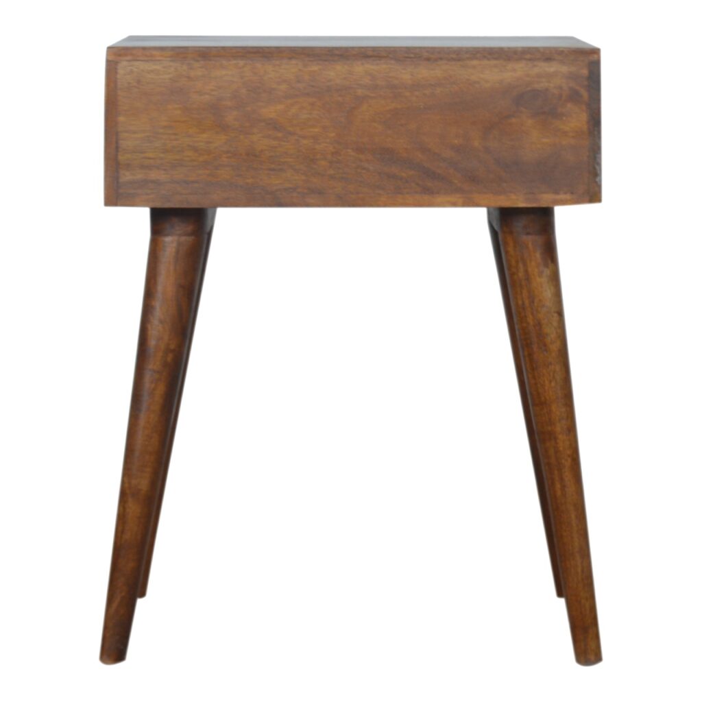 Geometric Brass Inlay Bedside - Image 9