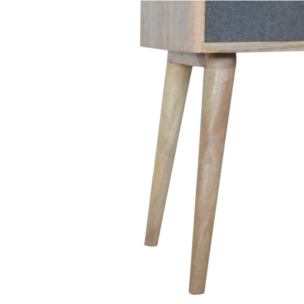 Grey Tweed Bedside - Image 7