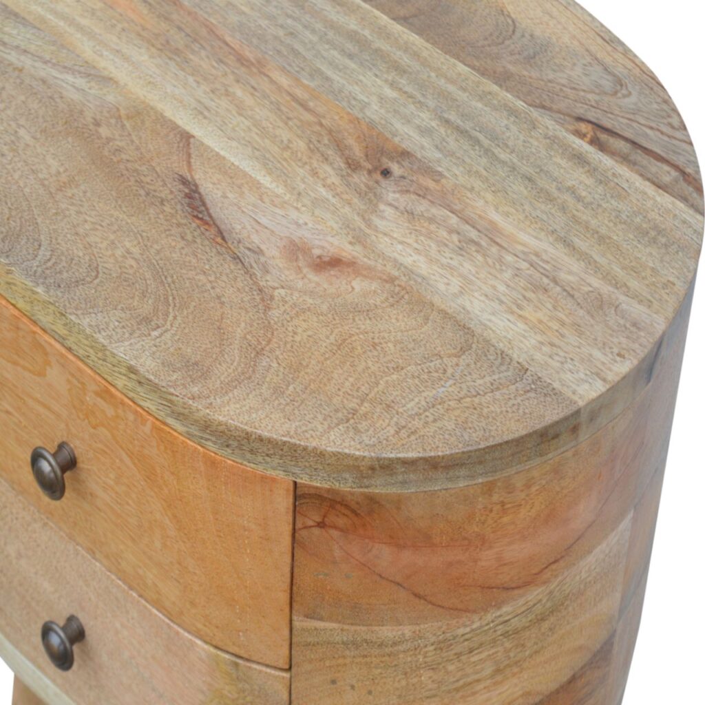 Rounded Bedside Table - Image 4