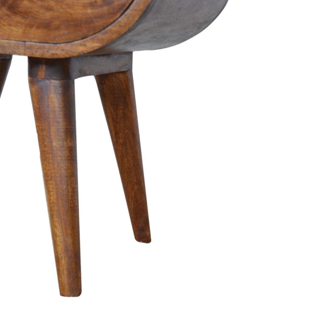 Chestnut Circular Bedside - Image 6