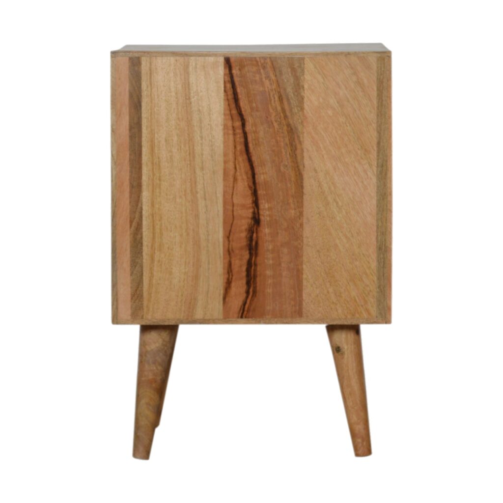 Geometric Carved Bedside - Image 9