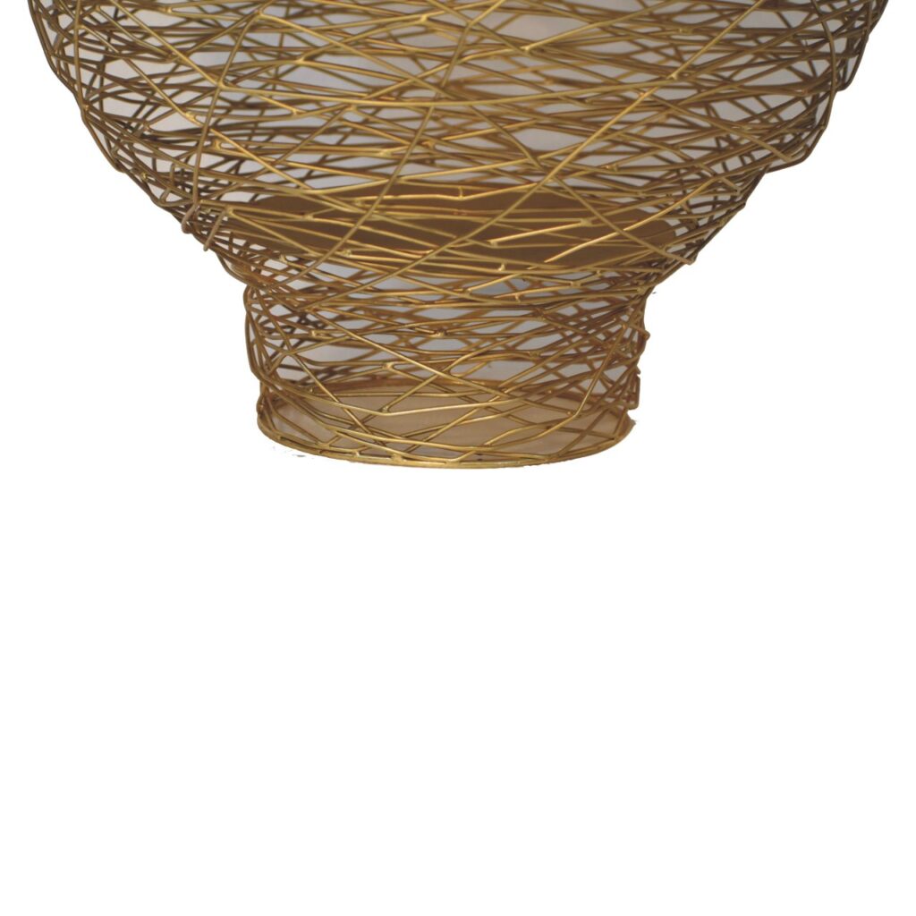 Netted Metal Side Table - Image 8