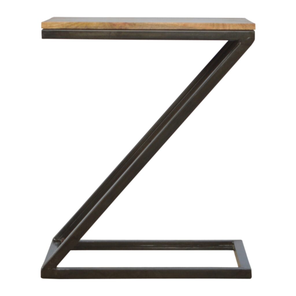 Side Table with Iron Base - Image 2