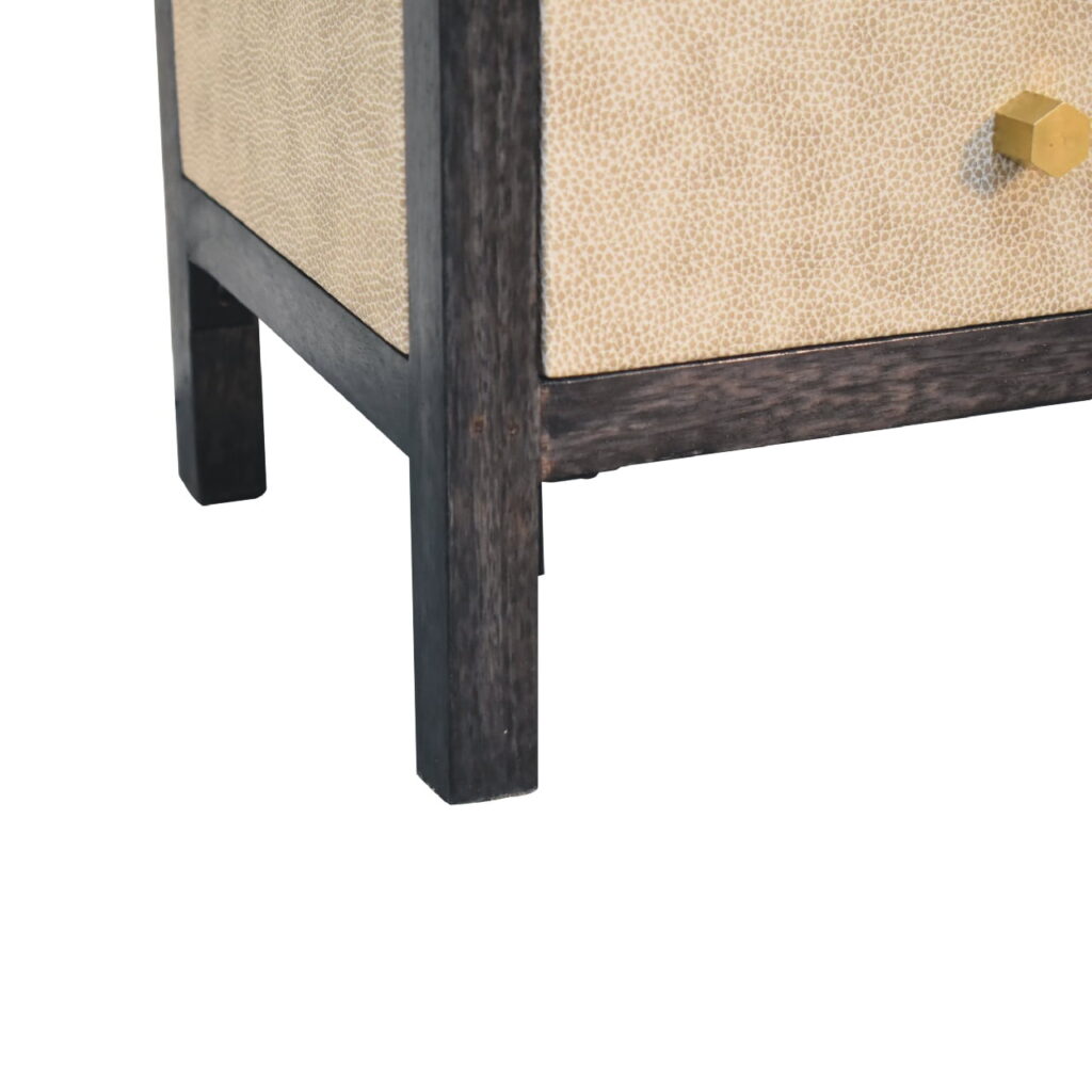 Mini Faux Leather Bedside - Image 8