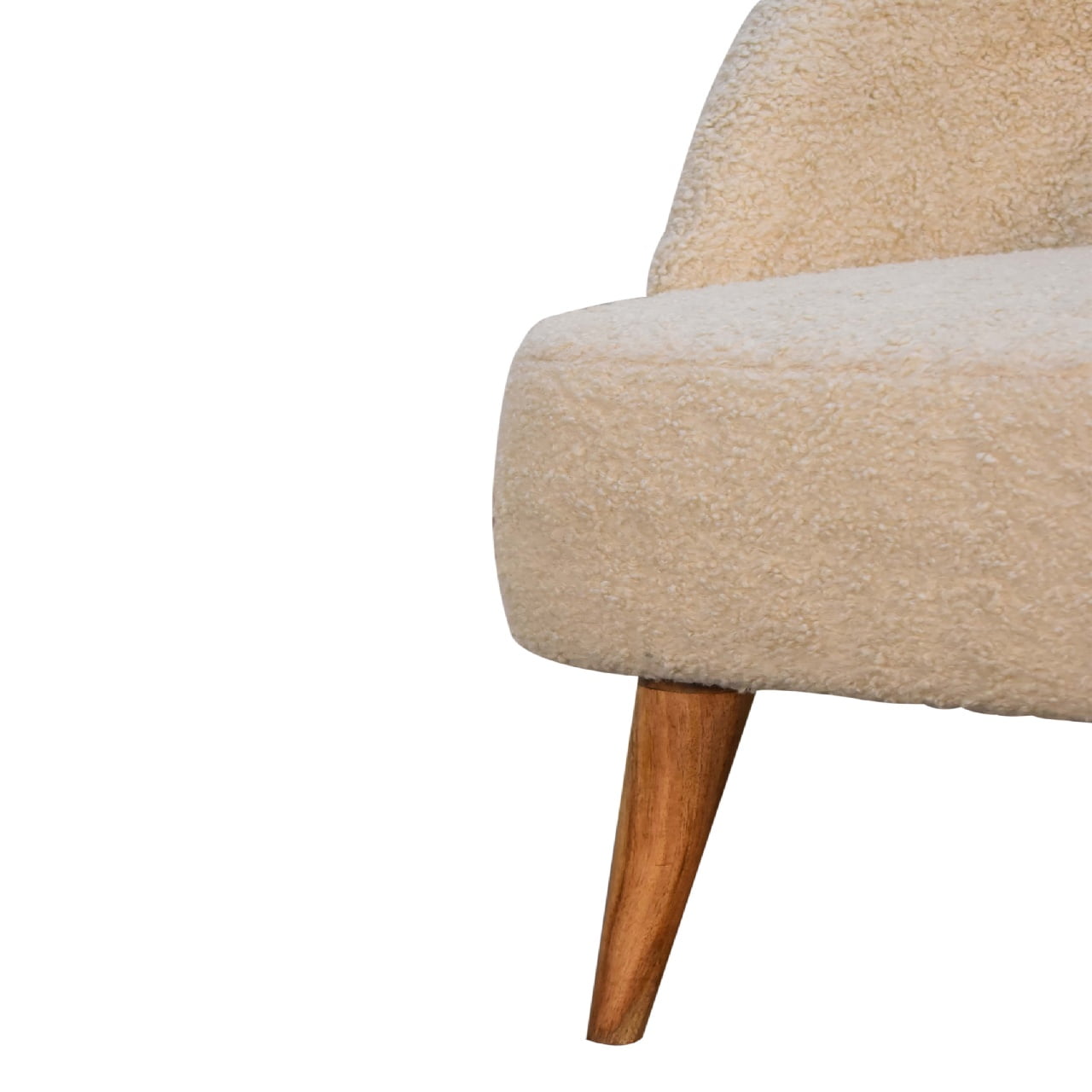 Cream Boucle Tub Chair - Image 8